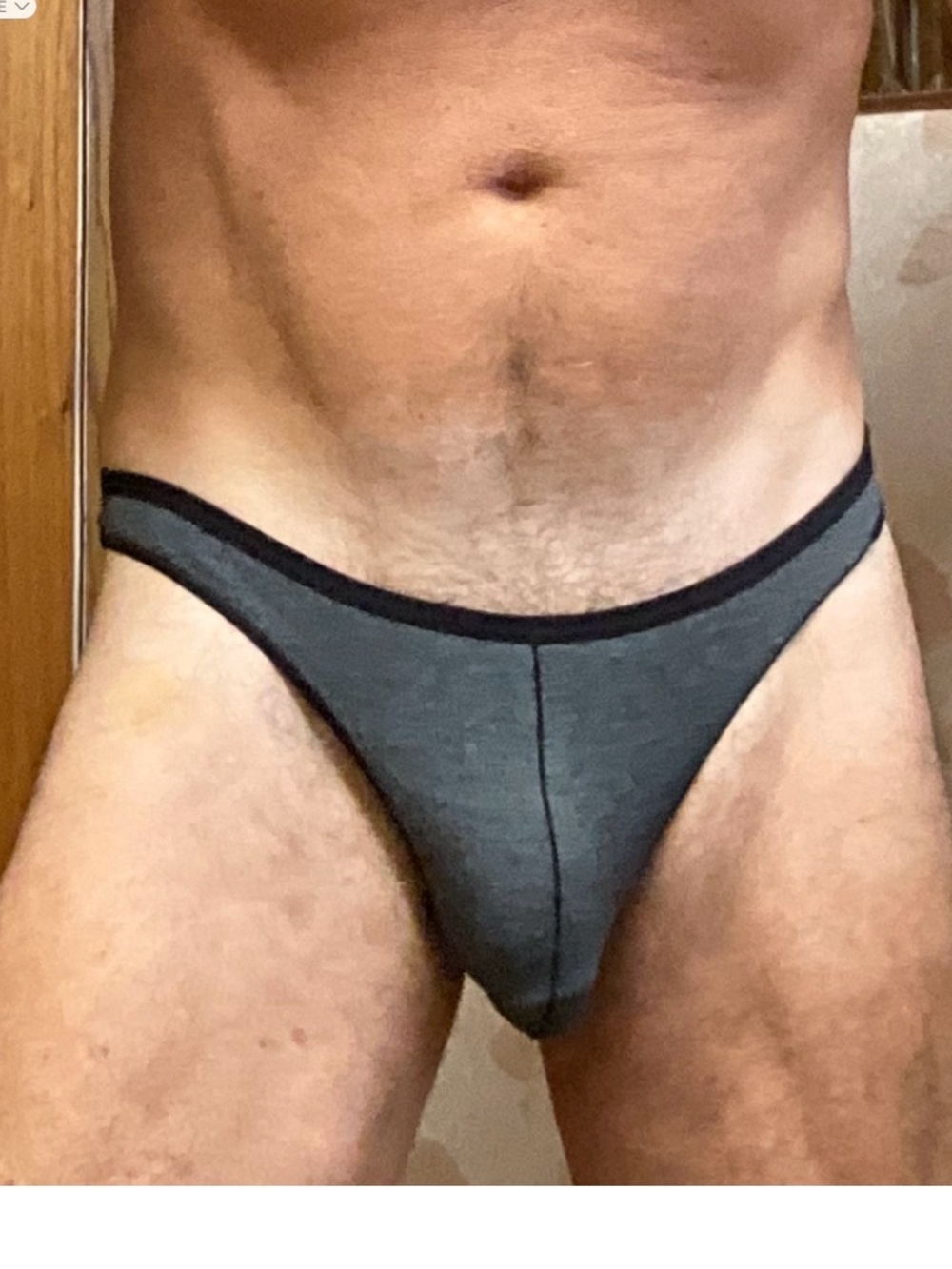 Sexy grey thong, large
